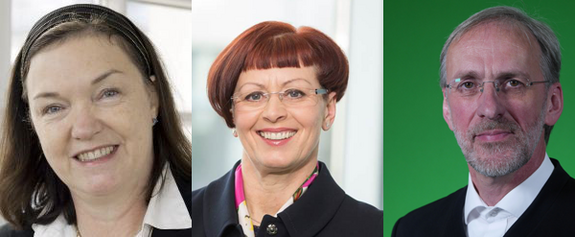 Johanna Stachel, Barbara Oberhauser, Heribert Nacken