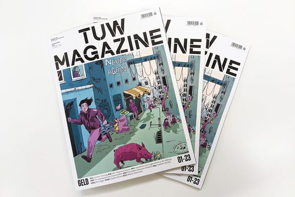Mehrere TU-Magazine aufgefächert