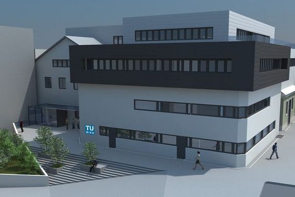 Visualisierung des neuen Zentrums für Mikro- und Nanostrukturen