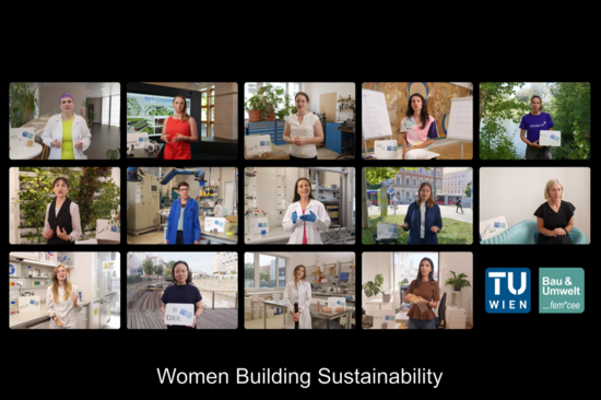 Collage an kleinen Bildern der Forscherinnen aus allen Videos