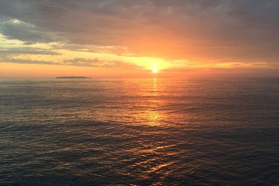 Meer, Sonnenuntergang
