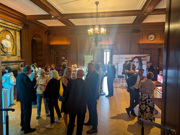 Event guests during the break