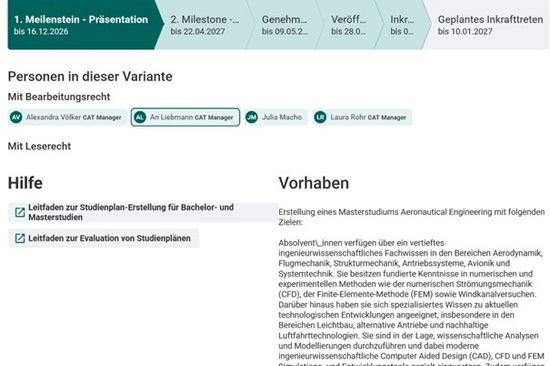 [Translate to English:] Ansicht CAT-TOOL