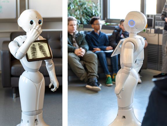 Fans von Robotern waren beim Workshop der Fakultät für Elektrotechnik und Informationstechnik richtig.