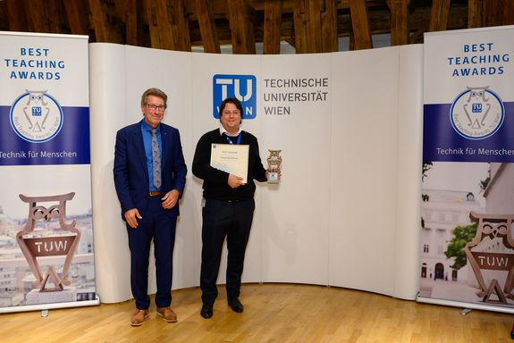 Best Teacher Thomas Haunold (Fakultät für Technische Chemie)