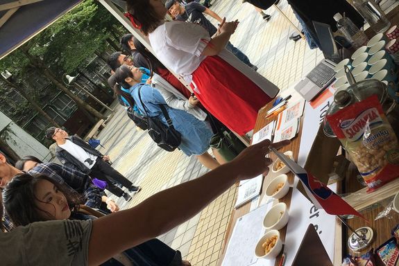 Infostand, Studierende