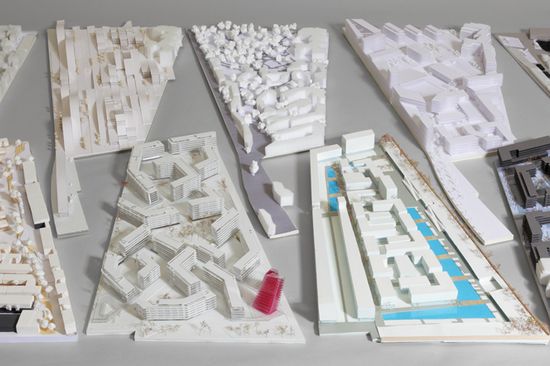 Ideen für Floridsdorf (Modelle der Studierenden)