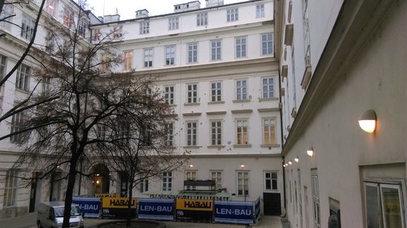 Bauarbeiten Hof 1 Bauarbeiten Hof 1