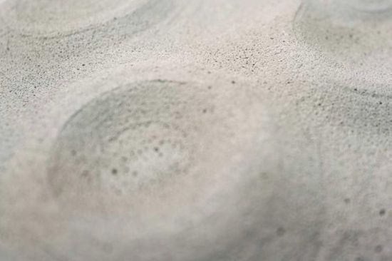 demoulded double curved concrete formwork