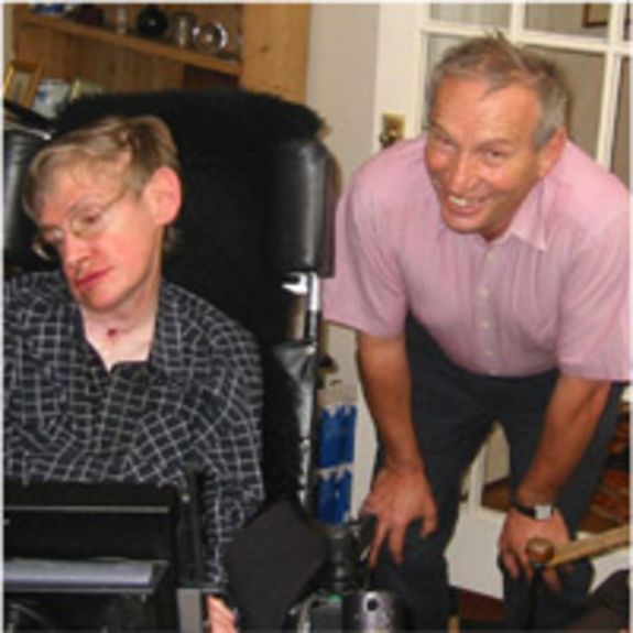 Stephen Hawking und Heinz Oberhummer (re.)