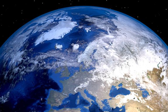 Satellitenbild Europas