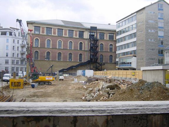 Baugrube Lehartrakt Baugrube Lehartrakt