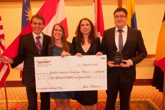 VIBEAT Team: Jozef Strezenec, Jennifer North, Michaela Naszada, Philipp Zbornik (Foto: Jennifer North)