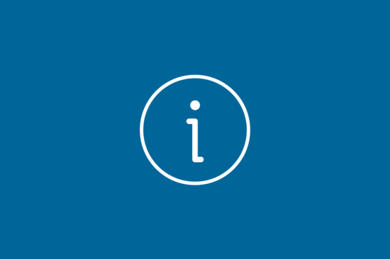 Unser Icon für "Datendokumentation", ein "i" in einem Kreis.