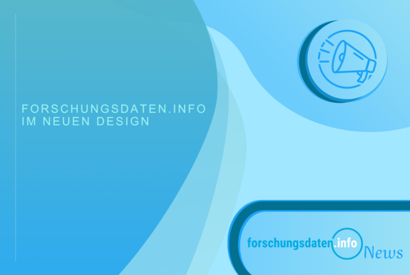 Graphik mit dem Newstitel, einem News-Icon und dem forschungsdaten.info-Logo.