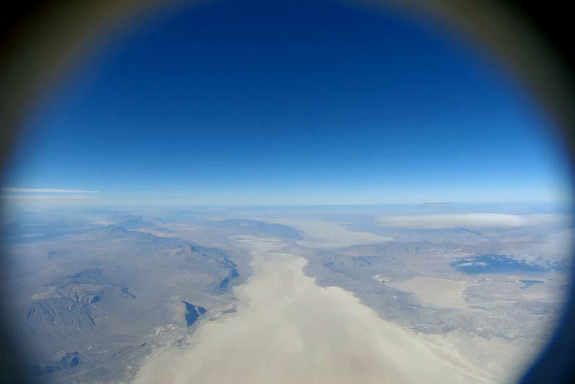 Blick aus der Rakete des Space Teams