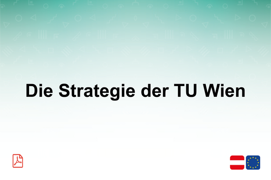 Schmuckbild zum PDF: Die Strategie der TU Wien
