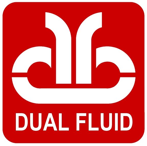 Dual Fluid: Das Logo zum eingetragenen Markennamen der TU-Wien-Technologie