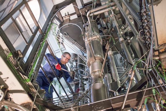 Versuchsanlage: Biomasseverwertung