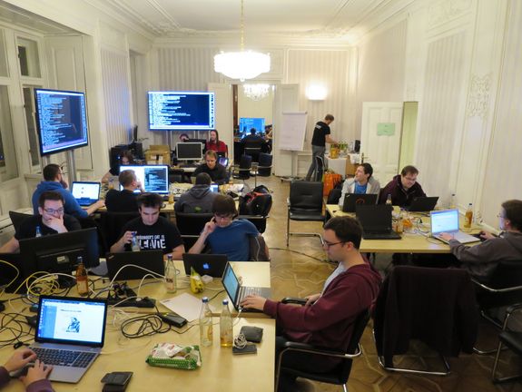 Das TU-Team rollte das Feld von hinten auf und erreichte den 3. Platz.