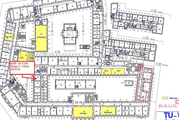 Site plan of the office