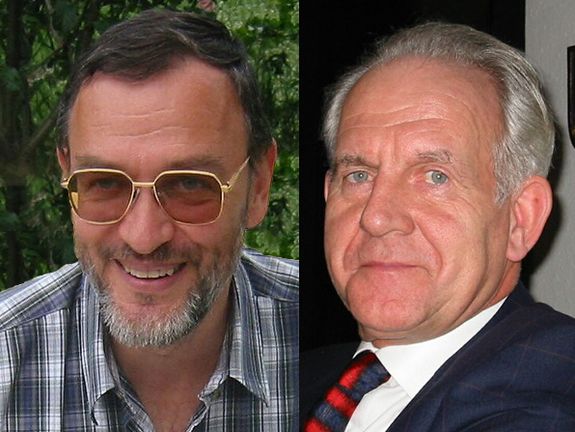 Prof. Peter Blaha (l) und Prof. Karlheinz Schwarz Prof. Peter Blaha (l) und Prof. Karlheinz Schwarz