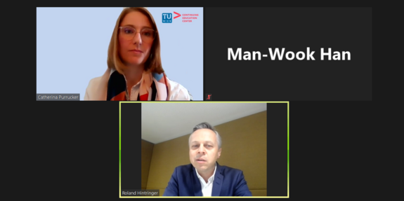 [Translate to English:] Virtual Meeting Mr Hintringer, MBA