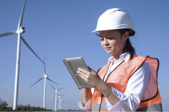 [Translate to English:] Woman in Energy Sector