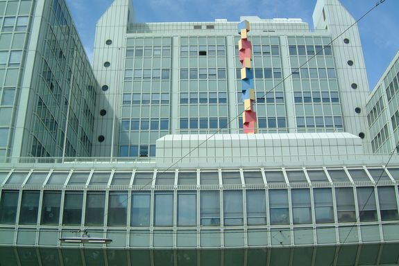 Freihaus der TU Wien. Grünes Gebäude.