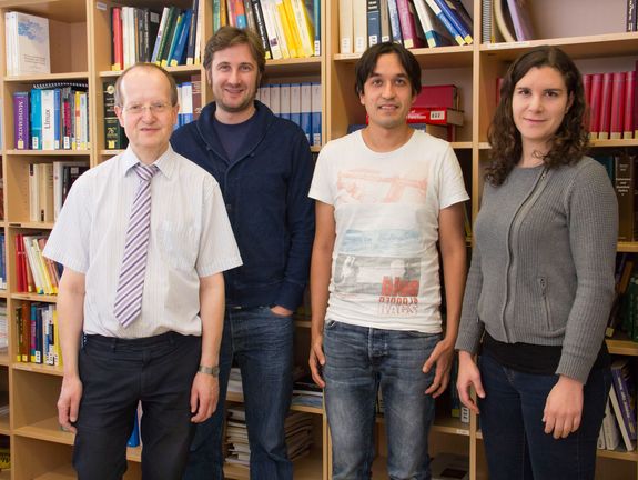 Joachim Burgdörfer, Stefan Nagele, Stefan Donsa und Renate Pazourek (v.r.n.l)