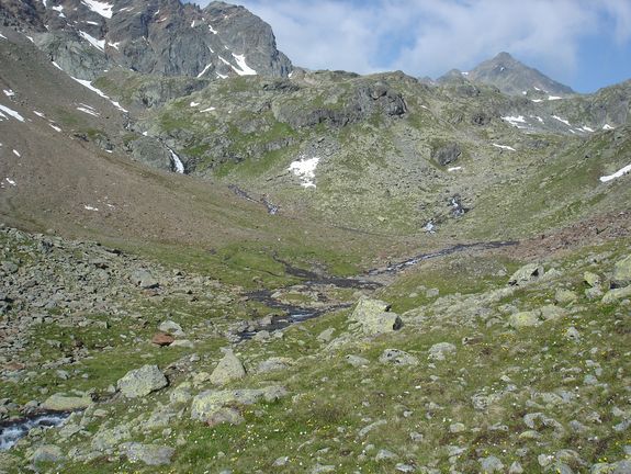 Der Krummpgampenbach in Tirol - eines der Gebiete, das von Magdalena Rogger im Rahmen ihrer Dissertation untersucht wurde Der Krummpgampenbach in Tirol - eines der Gebiete, das von Magdalena Rogger im Rahmen ihrer Dissertation untersucht wurde