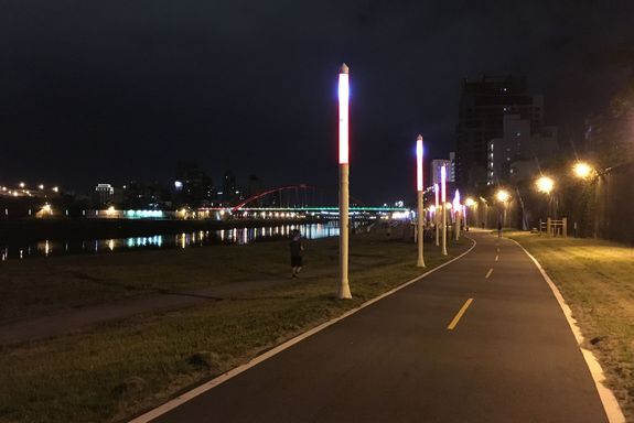 Straße in der Nacht