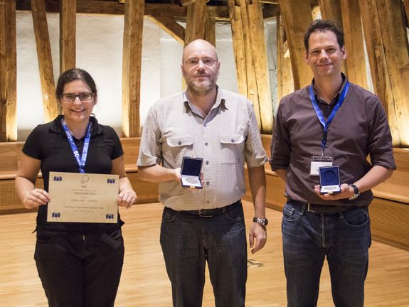 Olympische Sieger: Martina Seidl, Armin Biere, Georg Moser