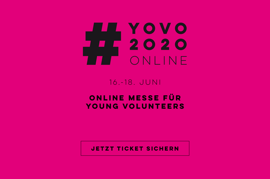#YOVO2020 Online - Online Messe für Young Volunteers - jetzt Ticket sichern!
