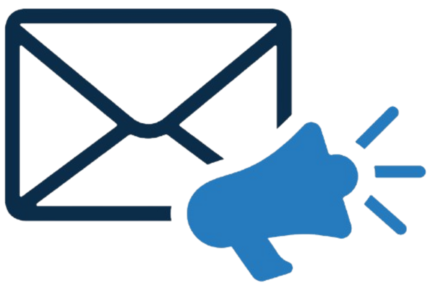 Newsletter Email mit Lautsprecher