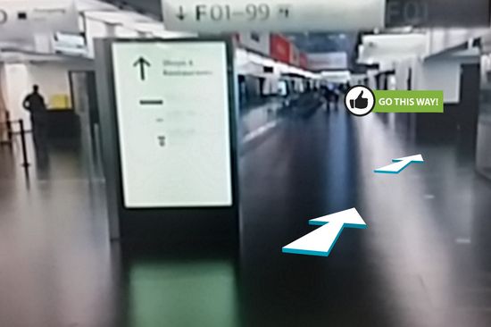 Hier entlang, bitte!