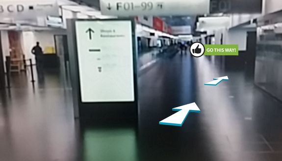 Hier entlang, bitte!