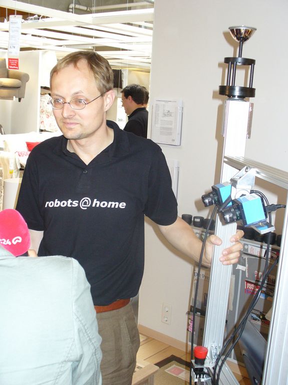 Markus Vincze beim Interview