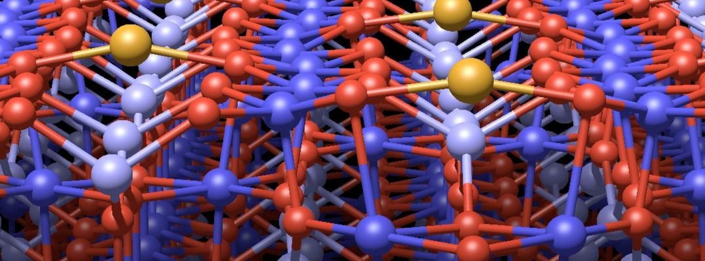 Abbildung eines Molekuelgitters