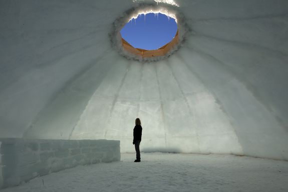 Inside the Ice Dome