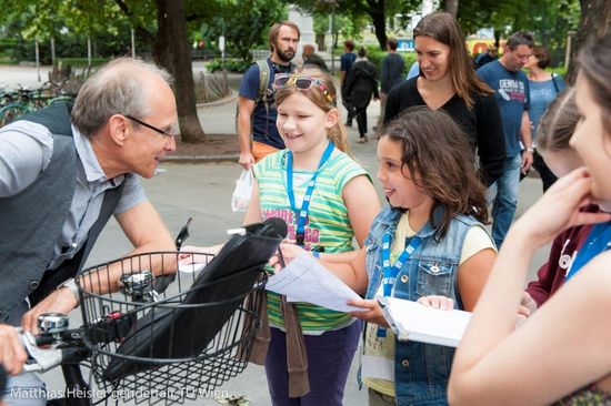 Die radelnde Reporterin