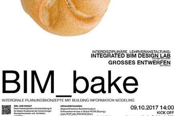 Plakat zur LV BIM bake 2017