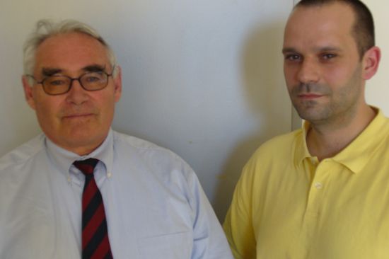 Dieter Schuöcker (links im Bild)