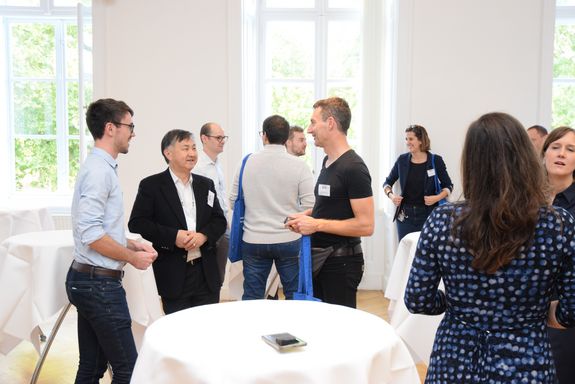 Faculty, Program Management and Students at the Welcome Reception