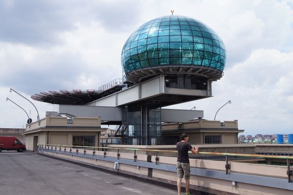 [Translate to English:] Foto von der Exkursion Norditalien, Turino 2014