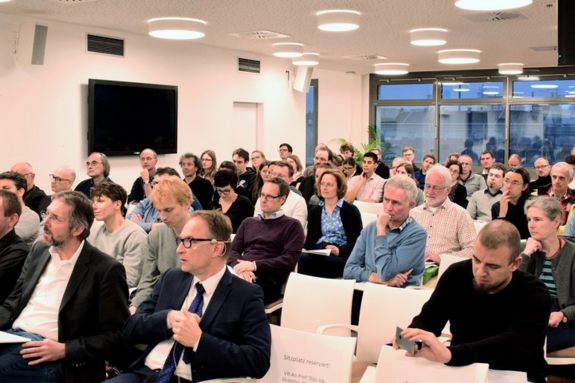 Zuschauer bei einem Vortrag 