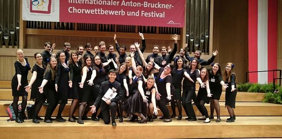 Silbernes Diplom für den TU Chor beim Internationalen Anton-Bruckner-Chorwettbewerb & Festival Silbernes Diplom für den TU Chor beim Internationalen Anton-Bruckner-Chorwettbewerb & Festival