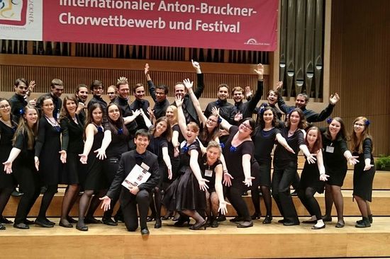 Silbernes Diplom für den TU Chor beim Internationalen Anton-Bruckner-Chorwettbewerb & Festival