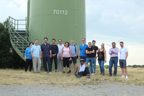  Class 2020-2022 in front of Windturbine