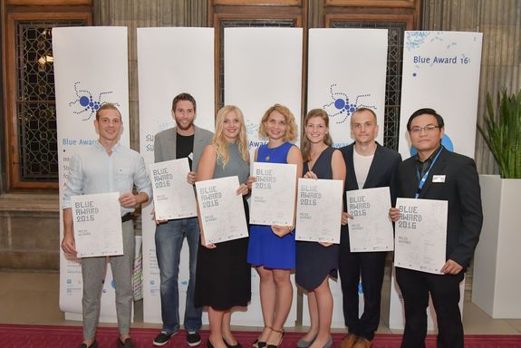 Die Blue-Award Gewinner_innen 2016, © WCTE_Robert Herbst